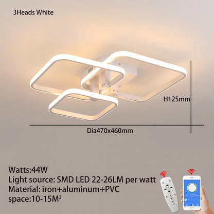 Lámpara Araña LED Moderna | Techo Living Cuarto Dimmer (3-6 C)